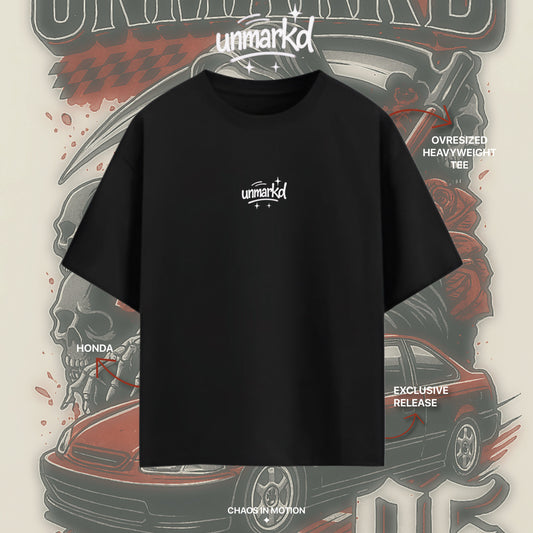 UNDEAD HONDA TEE - Heavyweight oversized tee