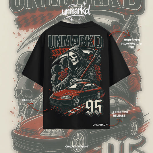 UNDEAD HONDA TEE - Heavyweight oversized tee