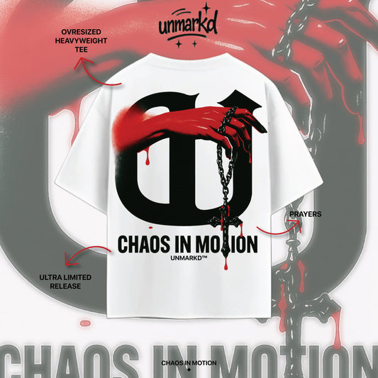 CHAOS IN MOTION TEE - Heavyweight oversized tee